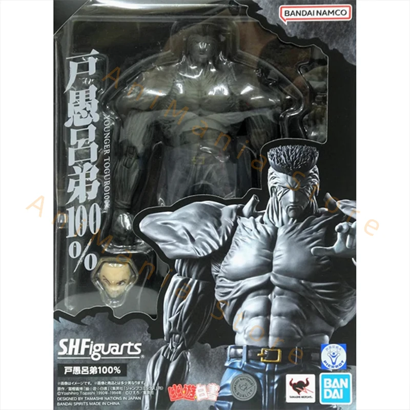 

Bandai YuYu Hakusho Anime Figure SHF Yuusuke Urameshi Younger Toguro 100% Action Figure High Poseability Toys For Boys Gift