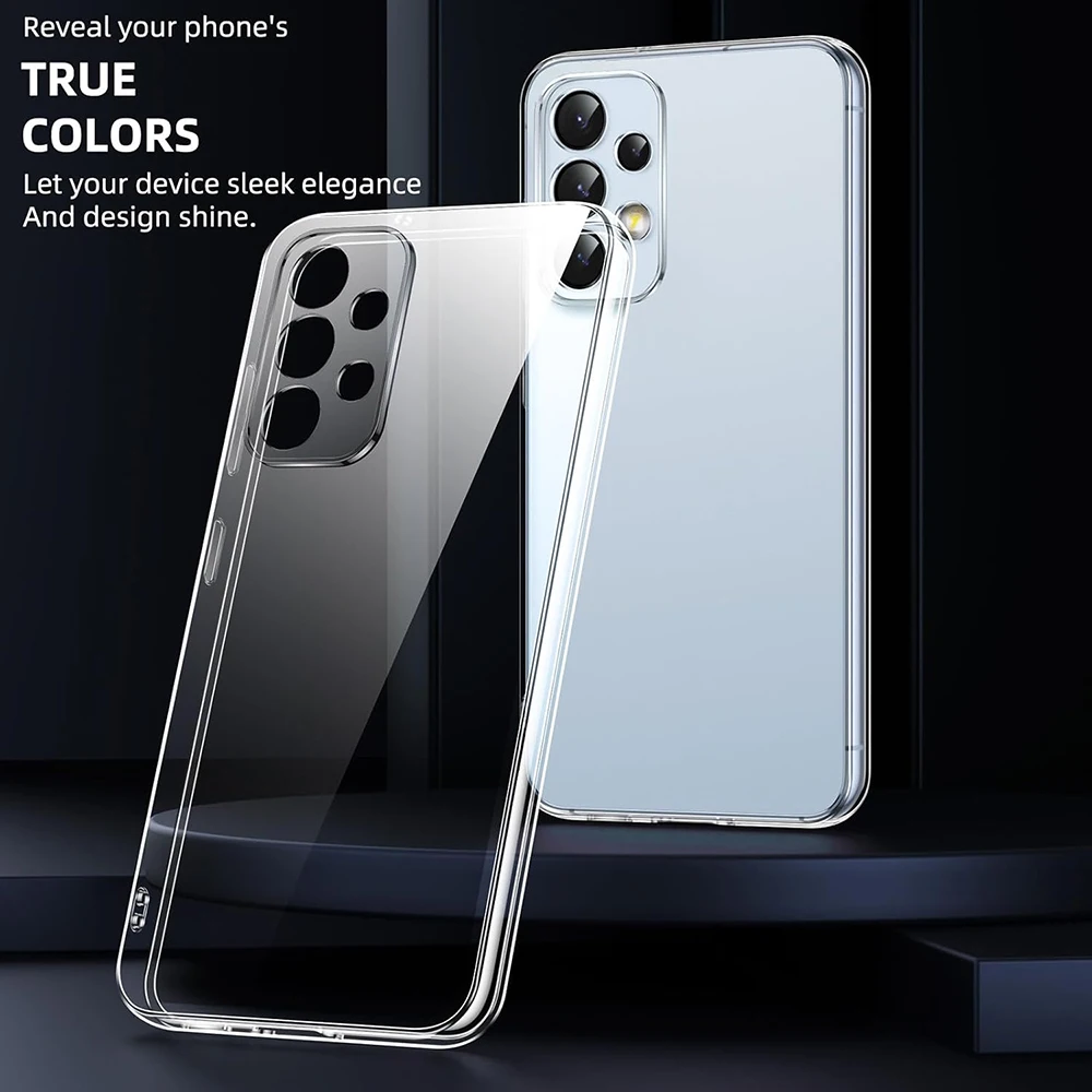 

Origianl Crystal Silicone Case For Samsung Galaxy A56 A36 A26 A16 A06 A55 A35 A25 A15 A05s A54 A34 A14 A53 A73 A33 A72 A52 A32