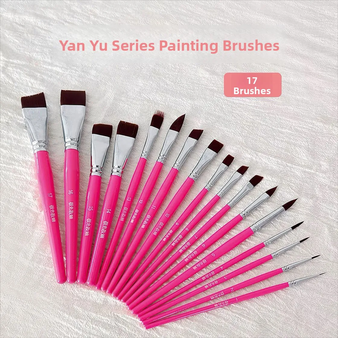 set-di-pennelli-da-pittura-17-pezzi-punta-affilata-per-dettagli-floreali-punta-laterale-per-contorni-manico-corto-set-di-pennelli-portatile-per-trucco