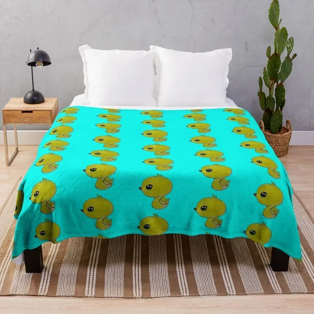 

Duckling - Cute Cartoon Kid Drawing Throw Blanket Reusable Durable Soft Blanket for All Seasons