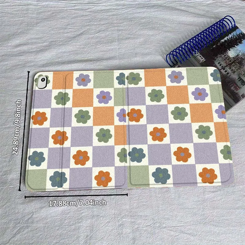 

Vintage Checkered Pattern For iPad Air Mini 9.7 2 4 5 11 6th 7th gen 13 3 1 2 4 5 6 7 7.9 10.9 10.5 Inch Tablet Case