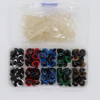 100pcs 5/6//7/8/9/10/12/14/18/20mm Plastic Safety Eyes For Toys Diy Mix Size Crochet Animal Eye For Doll toys Accessories 5