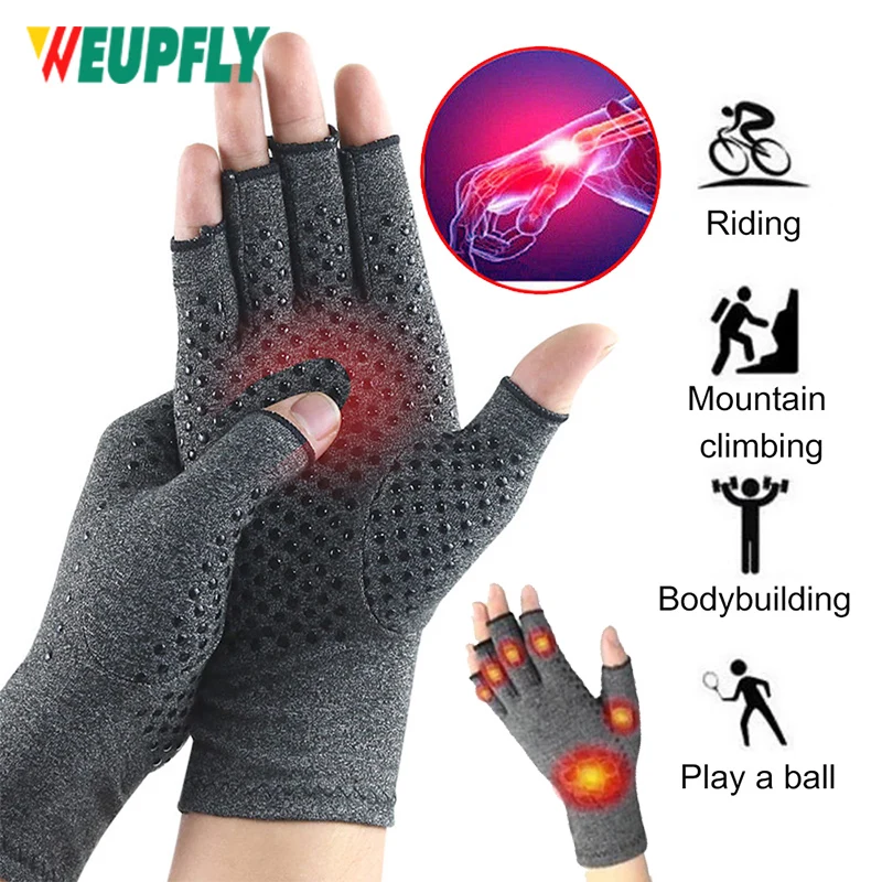 1Pair Arthritis Gloves-Unisex Rheumatic Pressure Ulcer Gloves, Lightweight Breathable Comfortable Compression Therapy