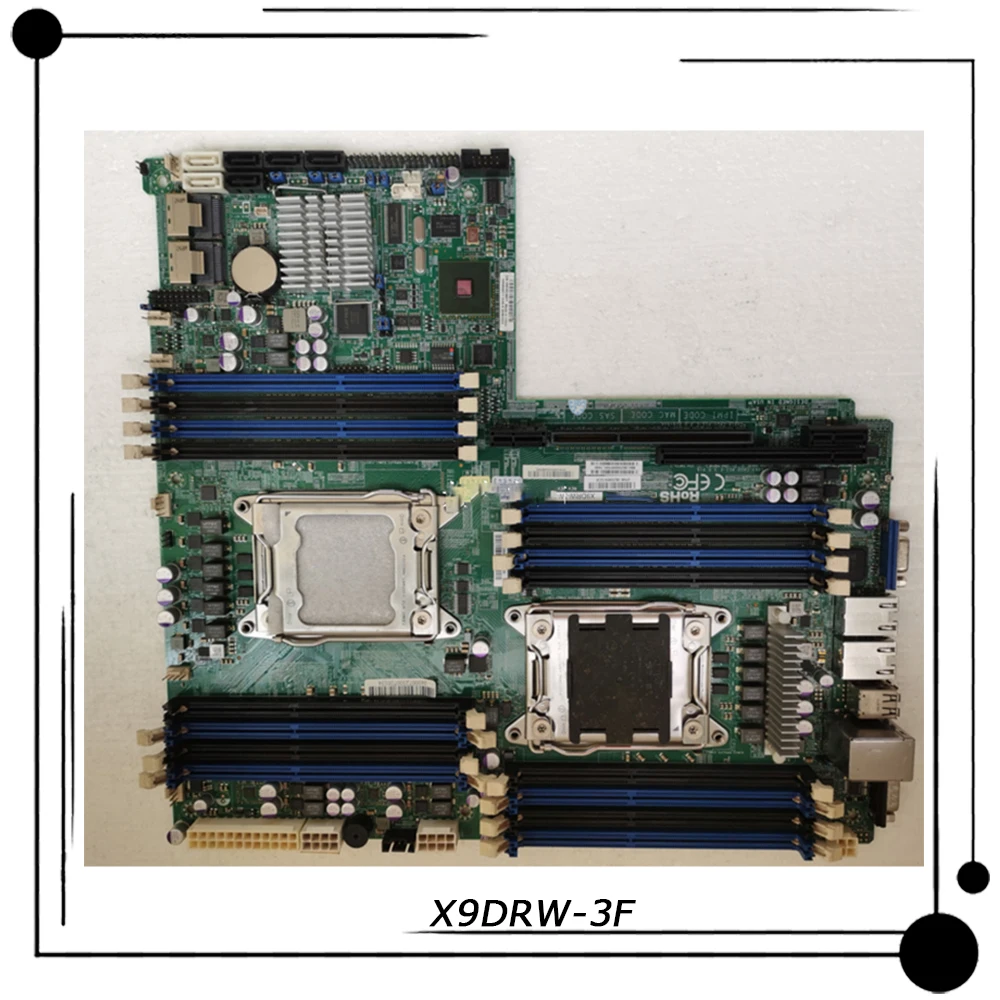 X9DRW-3F para placa base ATX de servidor bidireccional Supermicro LGA 2011 Intel C606 DDR3 Xeon E5-2600 y E5-2600 v2 familia PCI-E 3,0