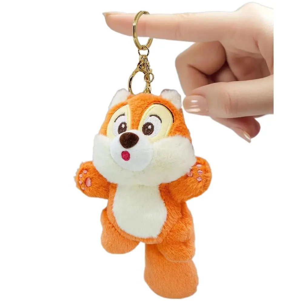 Guaxinim bonito Chaveiro de pelúcia para crianças, boneca pingente, Kawaii Stuffed Animal, chaveiro, acessórios mochila, presente, 19cm