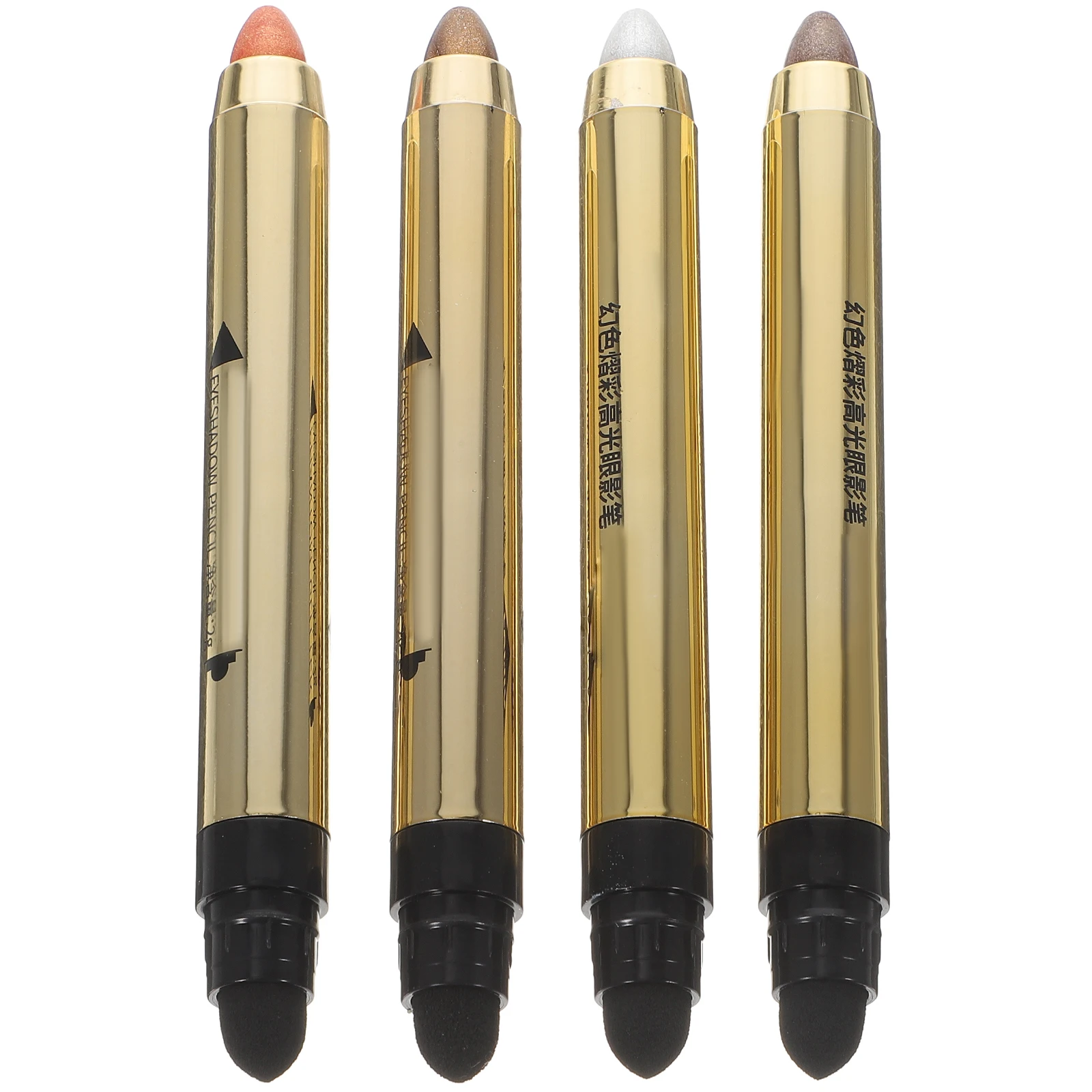 

4Pcs Eyeshadow Pencil Set Long Lasting Natural Makeup Eye Shadow Stick for Party Gift and Daily Use Eye Makeup Tool