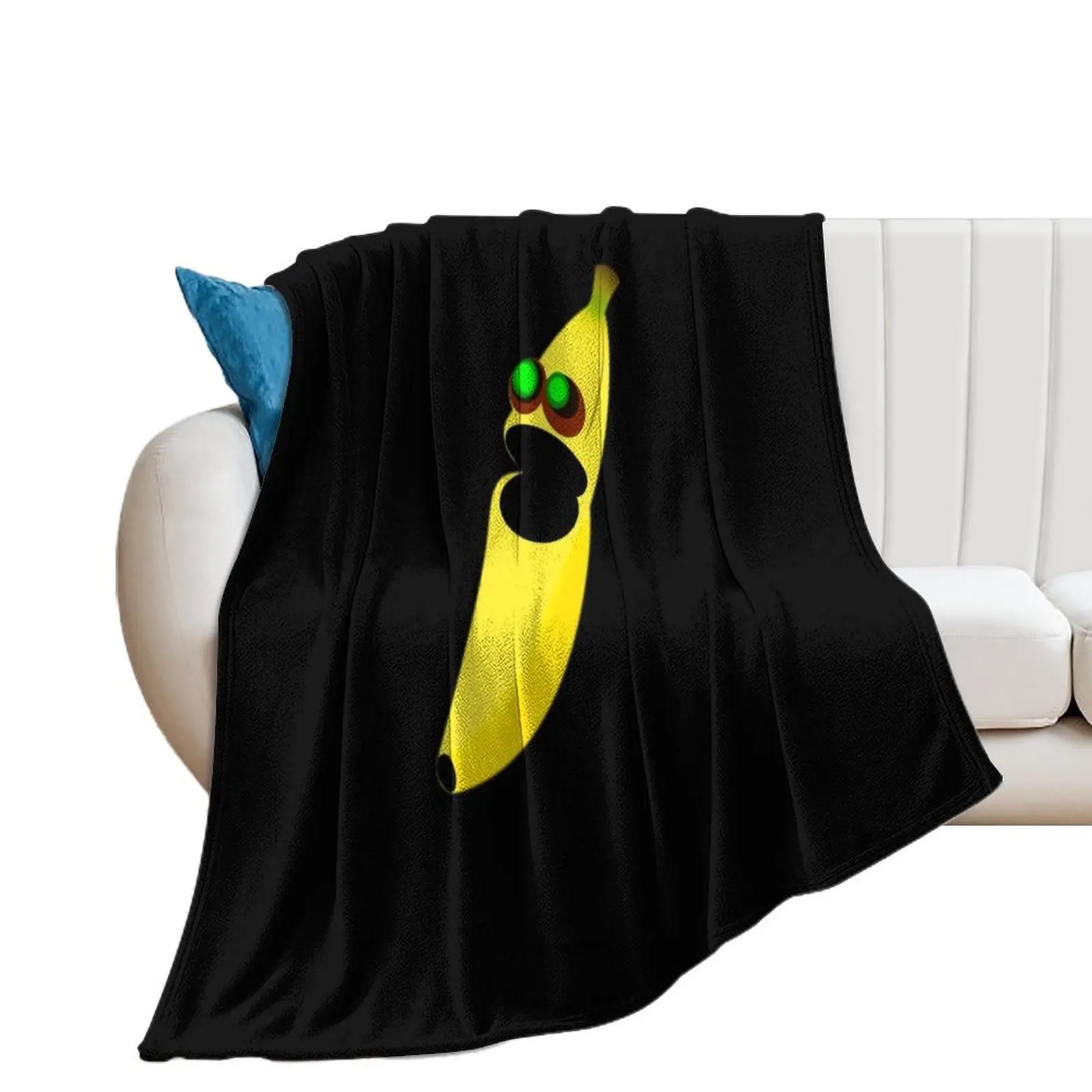 

Banana Eats Throw Blanket Fashion Sofas manga Hairys Blankets