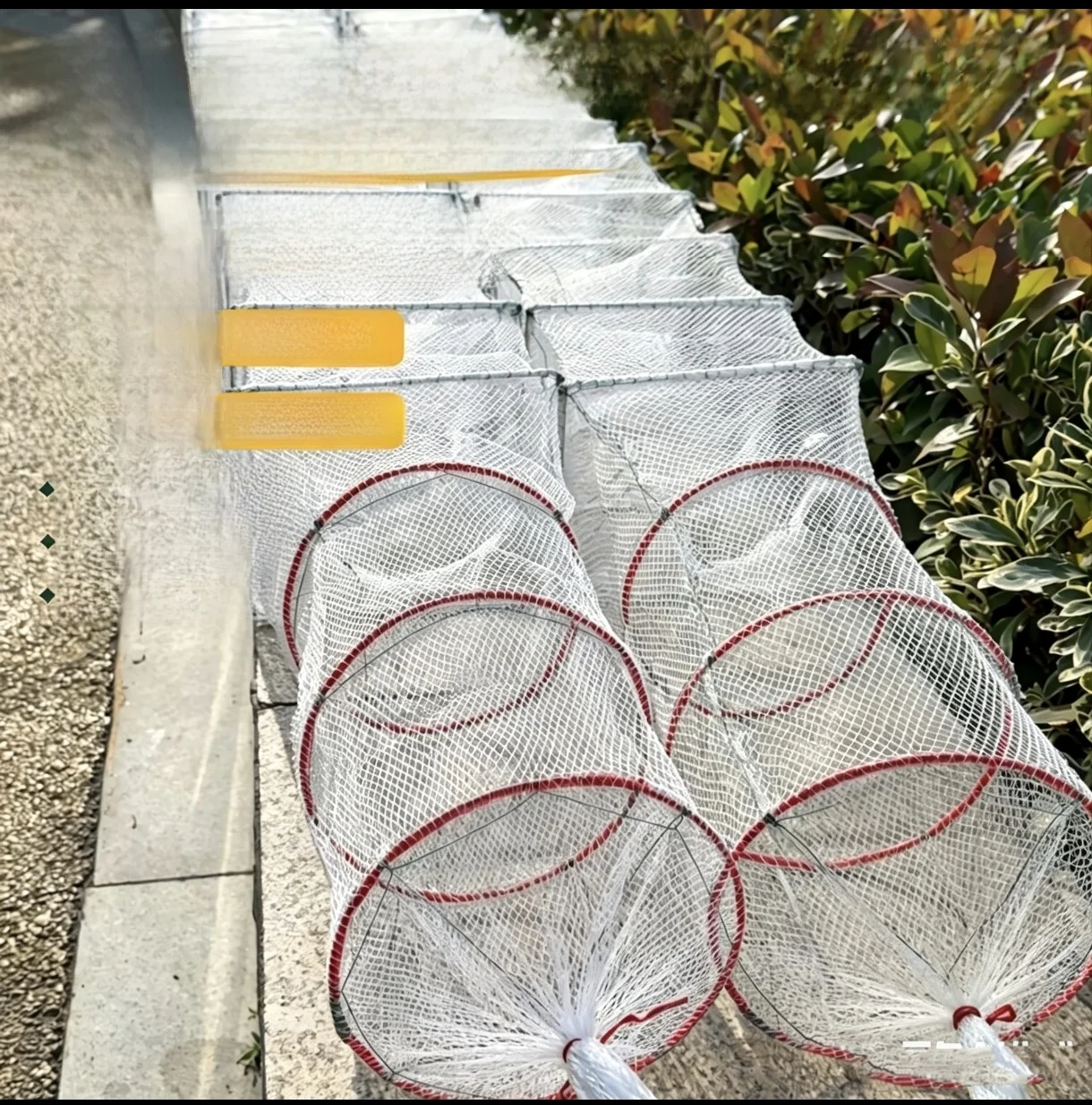 ダブルウェイトエビトラップ漁網川エビ専用漁具ヘビーデューティーフィッシュケージウォータースポーツアウトドアアクティビティ