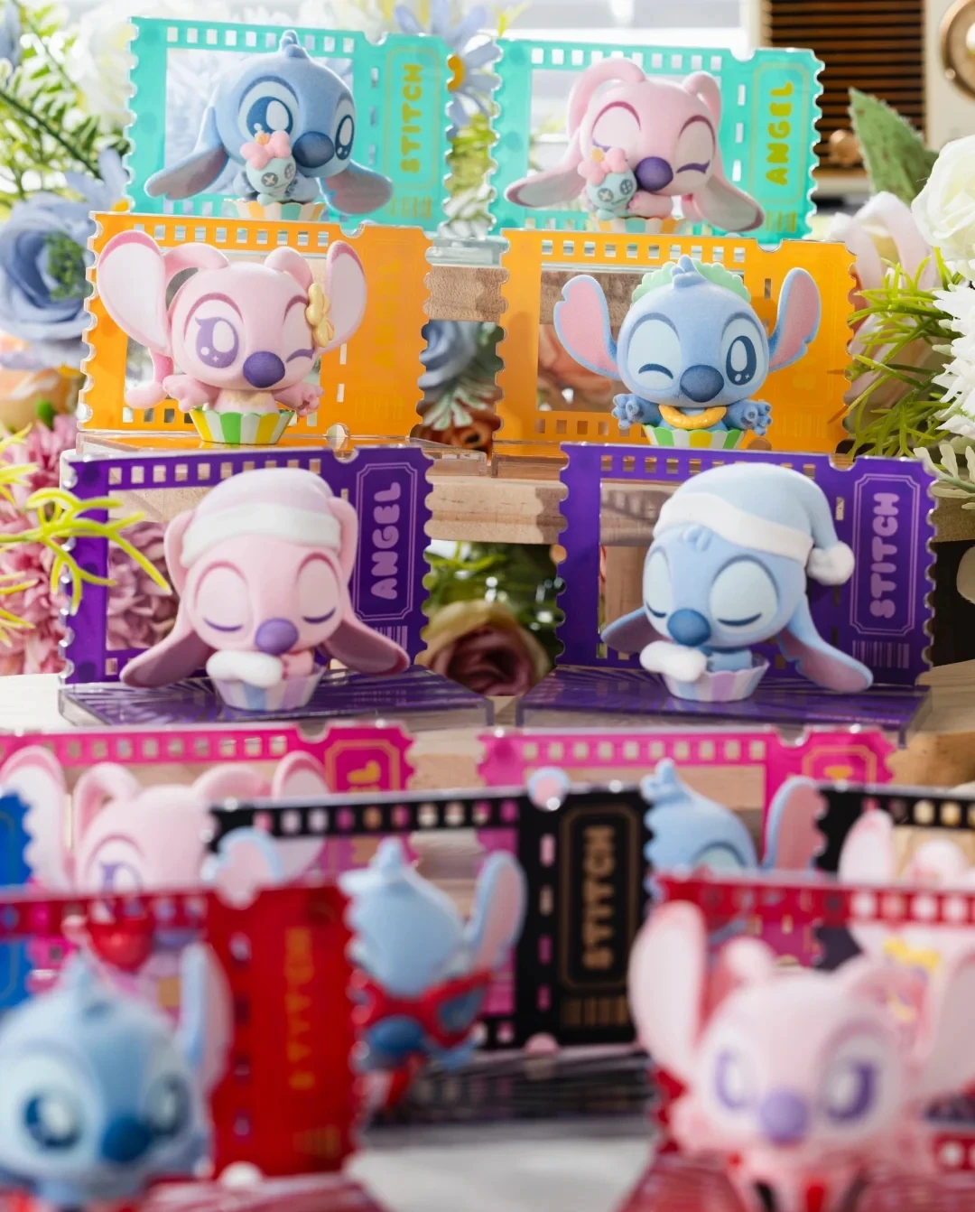 Morstorm – boîte aveugle originale Disney, modèle de jouet Lilo & StitchAngel, fête sur la plage, film Superstar, cadeau pour enfants