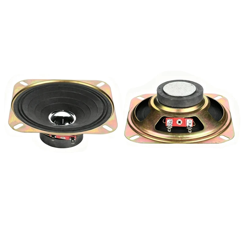 For Repair 2 Pcs 4 Inch 102MM 8 Ohm 5W Full Range Audio Speaker Units DIY Bluetooth Speaker for Game Console Accessories
