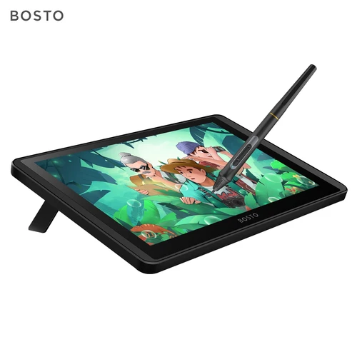 Bosto-Tableta Gráfica 12Hd-A H-Ips, Monitor Lcd De 11,6