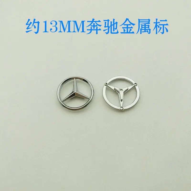 13mm DIY Emblem Logo Replacement Sticker Emblem For Mercedes Benz A B C ES GLA GLB GLC GLE GLS GLK CLS ML GL R W213 Remote Keys