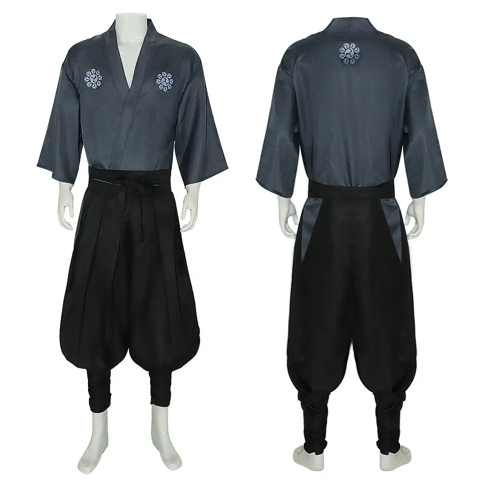 

Oni Warriors Cosplay Costume Traditional Japanese Kimono Miyamoto Musashi Cosplay Anime Performance Costume