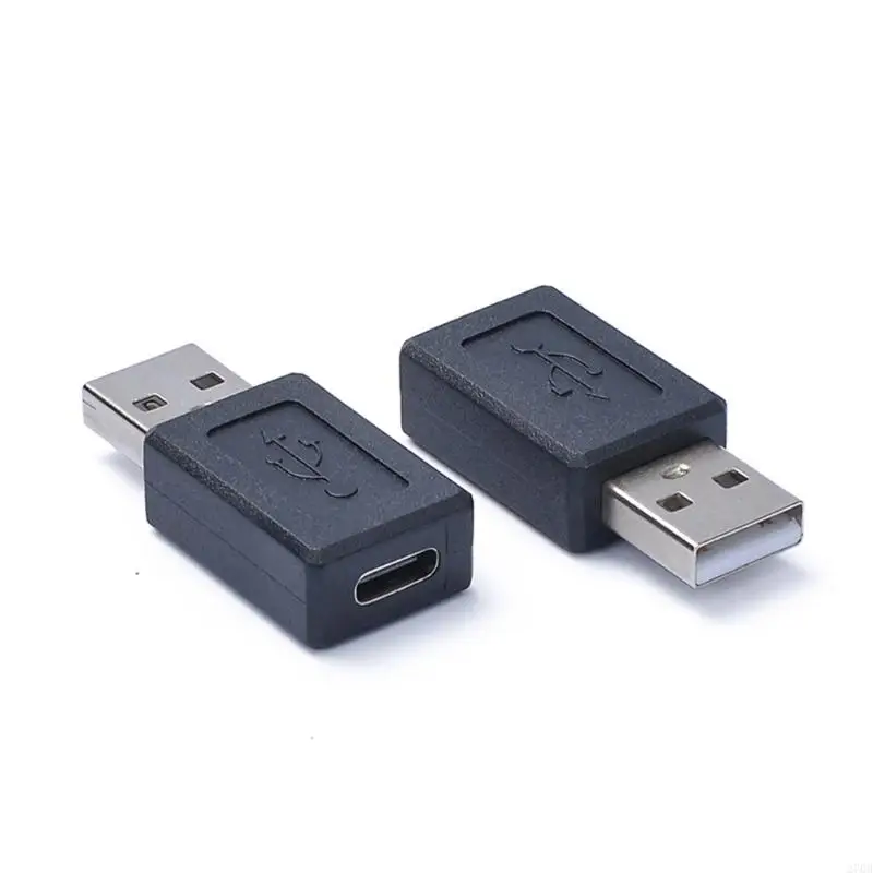270B USB ~ USB C 어댑터 USB C 암시대 USB 2.0 남성 자동차 충전기 유형 C 컨버터