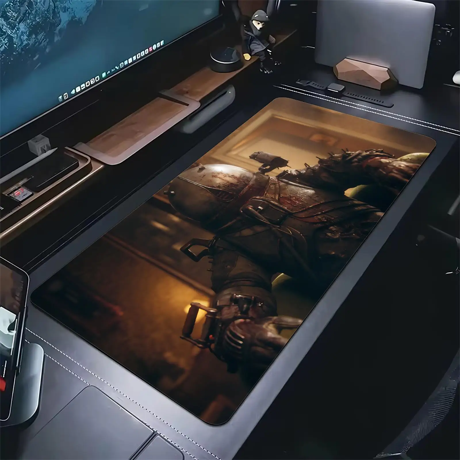 Pro E-Sports XXL Gaming Mousepad Extra Large Non-Slip Stitched Edge Keyboard Laptop Desk Mat For PC Gamer Cronos New Dawn
