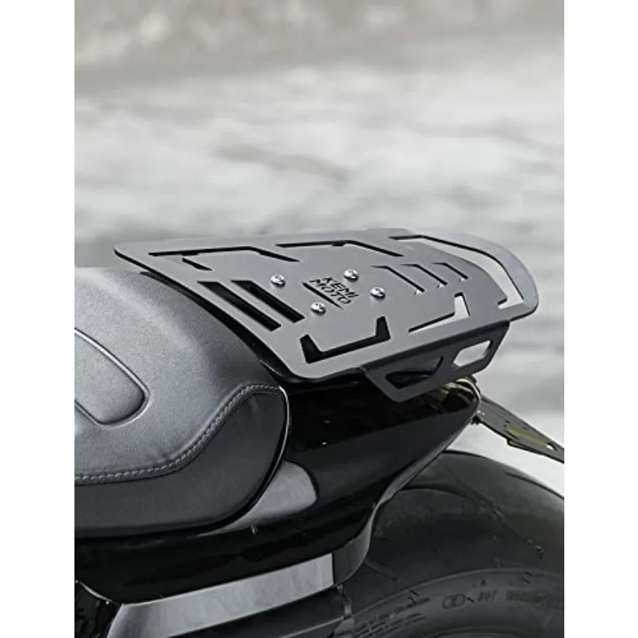 Porte-bagages arrière pour moto, Compatible avec Sportster S RH1250 20212024 2025, porte-bagages pour moto, rangement arrière noir f