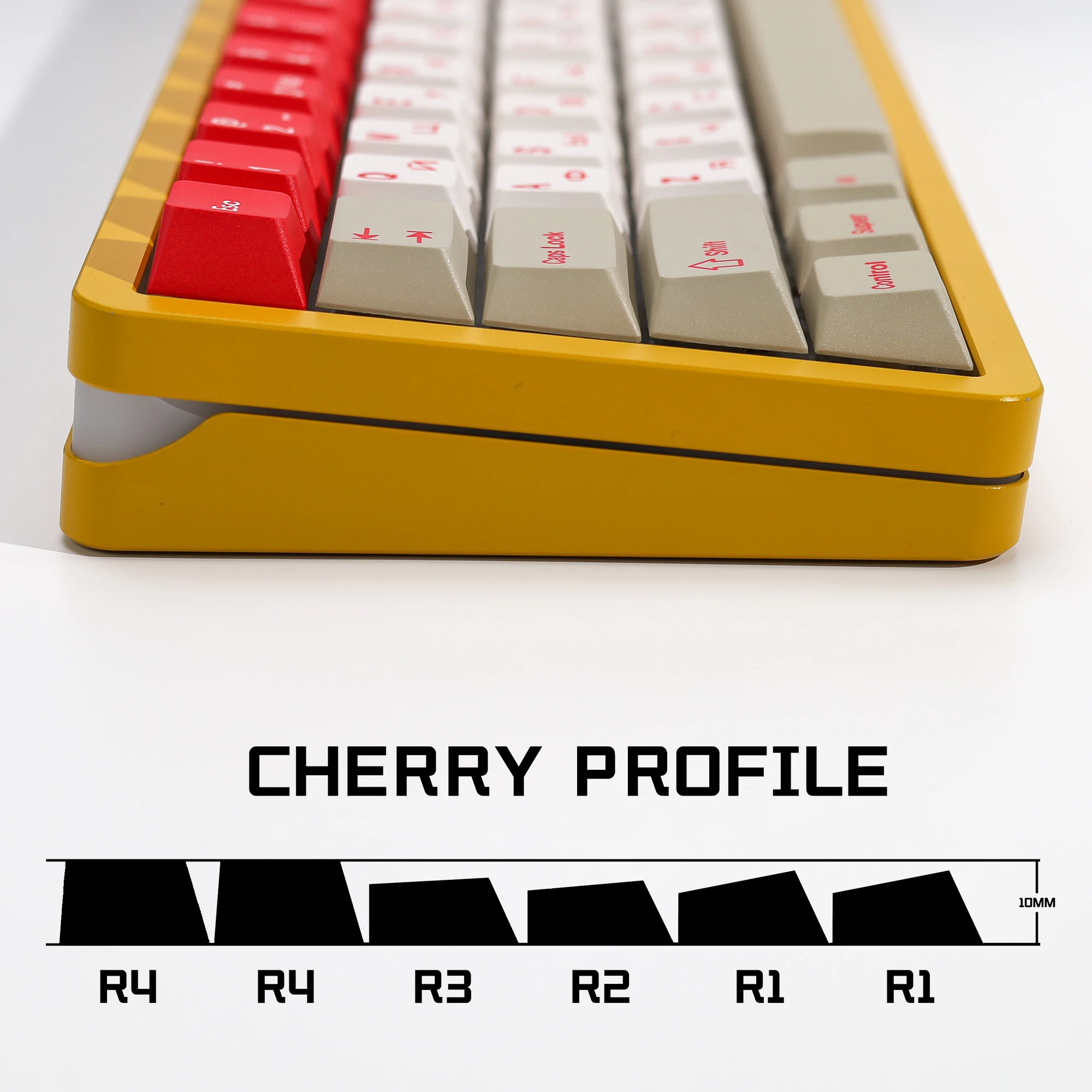 KBDiy الروسية GMK الأحمر تنبيه أغطية المفاتيح 143 مفتاح مجموعة PBT أليس ISO الكرز الشخصي الألعاب KeyCap ل 60 لوحة المفاتيح الميكانيكية Wooting #6