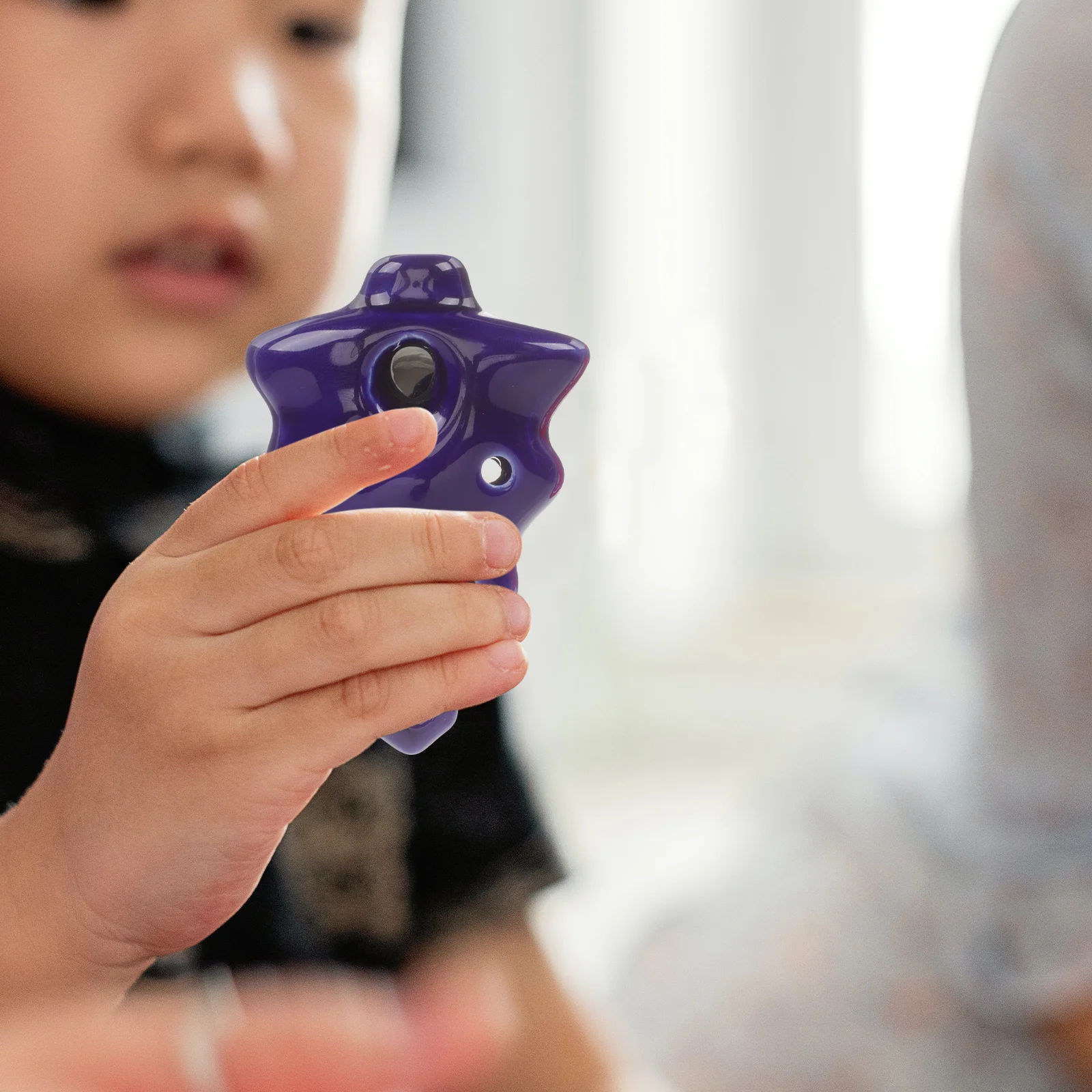 

Beginner Ocarina Musical Instrument Portable Christmas Tree Shape 6-Hole Ceramic Instrument for Kids Practice 6 Holes Ocarina