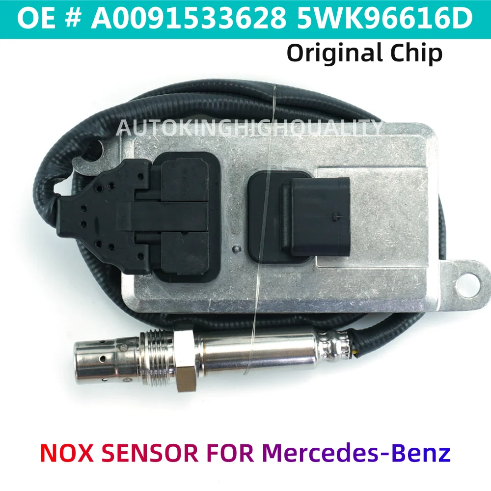 Original New Nox Sensor A0091533628 5WK96616D For Mercedes-Benz Actros Atego LKW EURO 4 5 6 24V A0061537328 5WK96616E