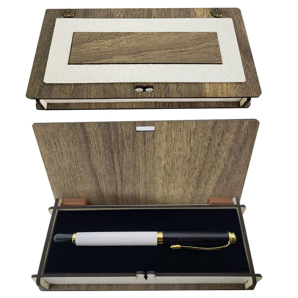 Leather Boxed Roller Pen