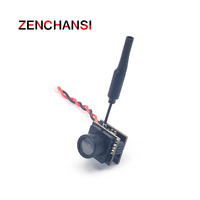 MINI 5.8G FPV 48CH 25mW Transmitter VTX-CAM with 600TVL 120 degree AIO Camera for RC Drone Parts