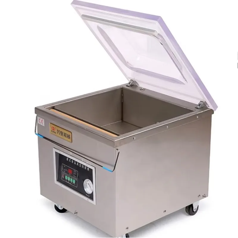 

DZ-300 Table Type Available 2 Seal With Fish Steak Hardware Liquid Beef Vacuum Packaging Machine
