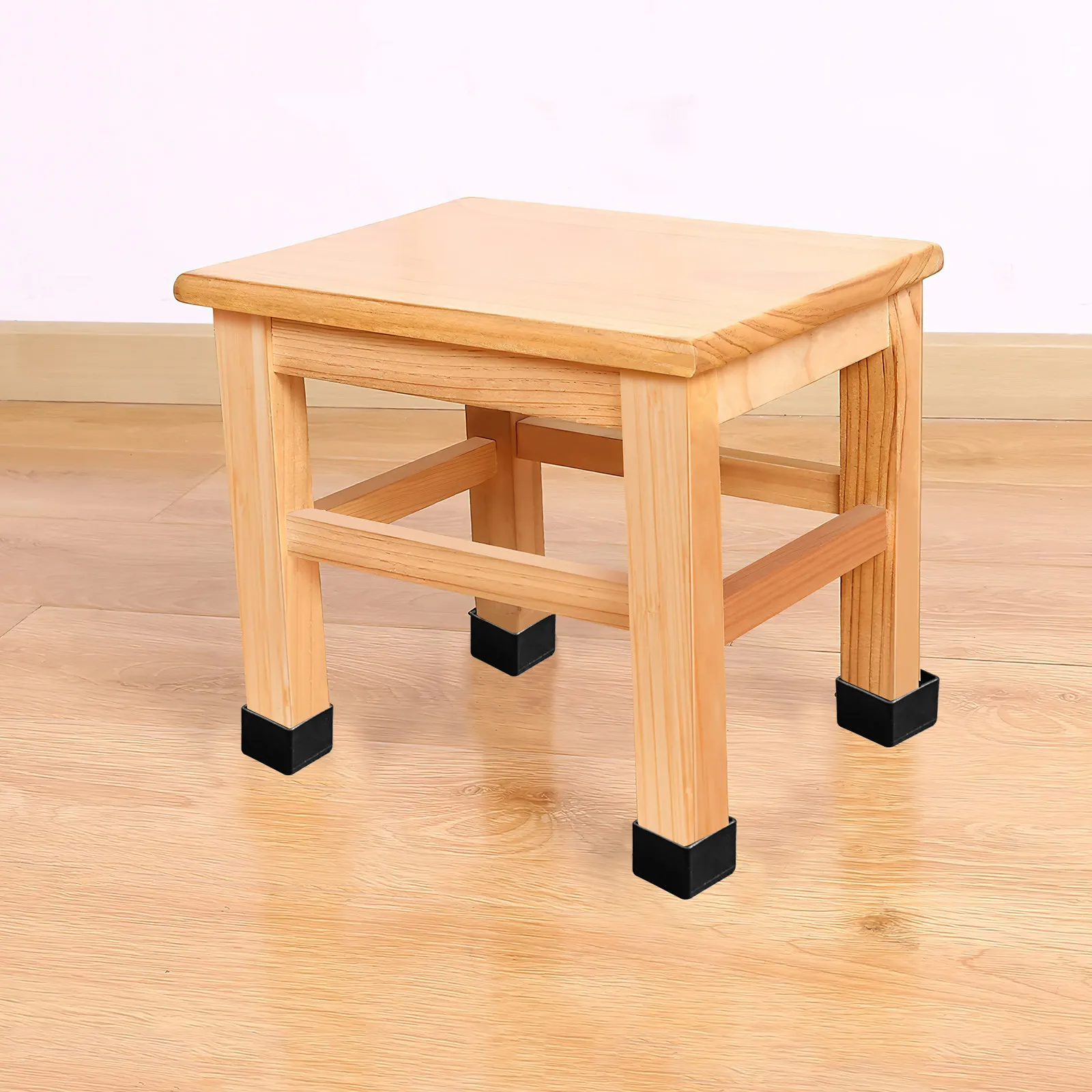 

12Pcs Premium Chair Leg Covers Floor Protectors for Hardwood Floors Easy Install Non-Slip Furniture Leg Pads for Kitchen Bedroom