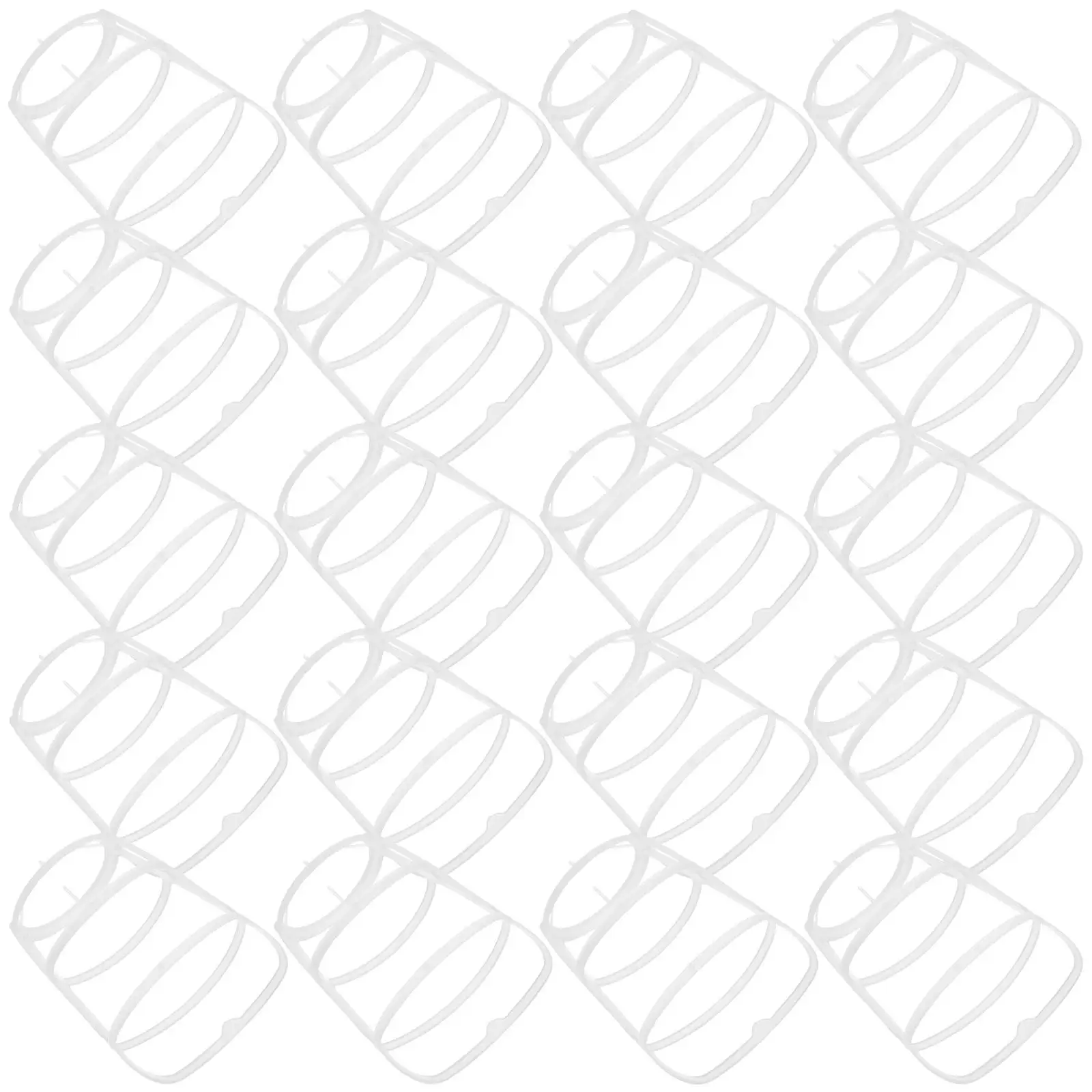 20PCS Infusion Bottle Hanging Nets Thick Plastic Saline Bottle Cages Reusable Hospital Clinic Infusion Holder for Infusion Stand
