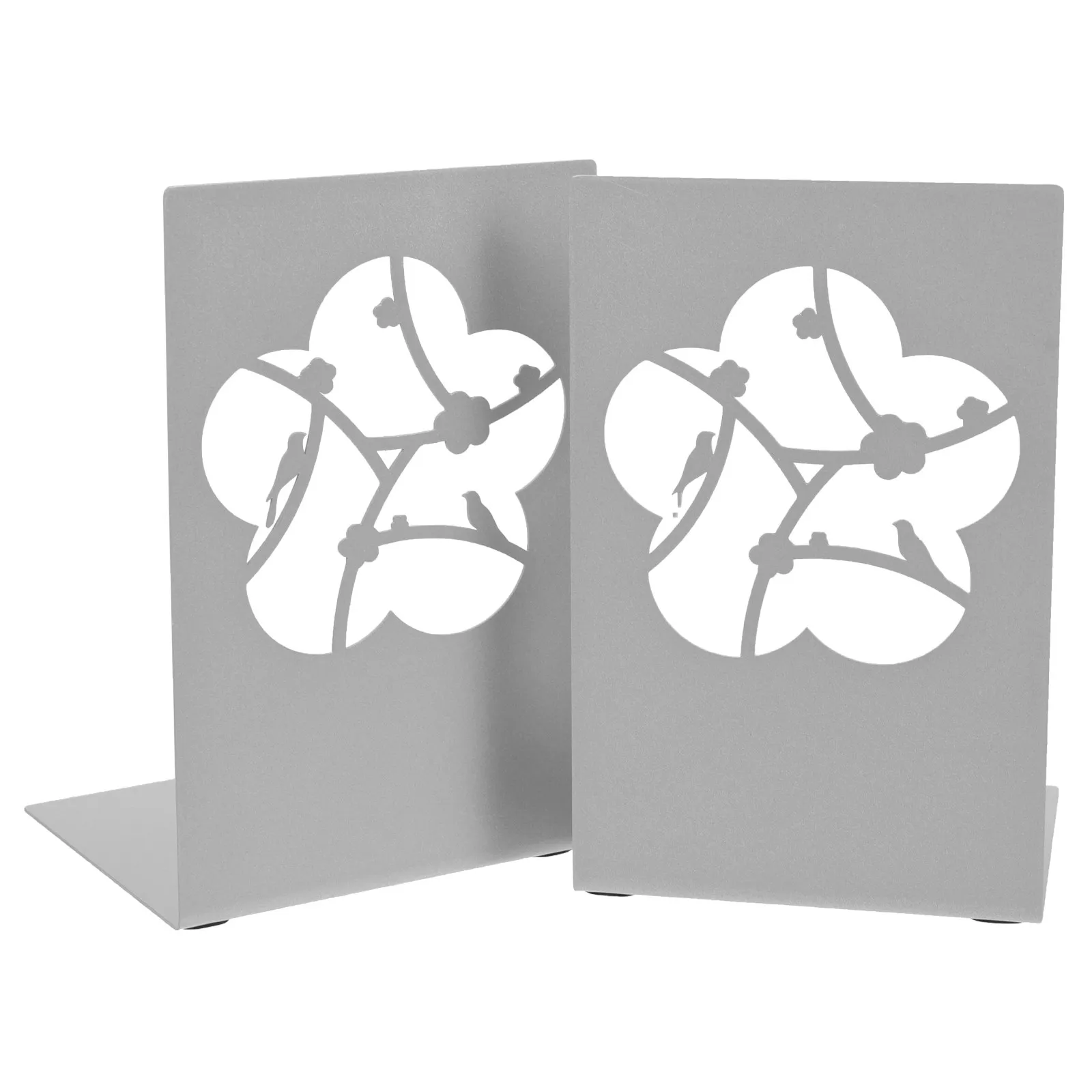 2Pcs Sturdy Metal Bookends Strong Load Bearing Book Holders for Books Magazines Cds Files Study Desk Organizer Decorative Book