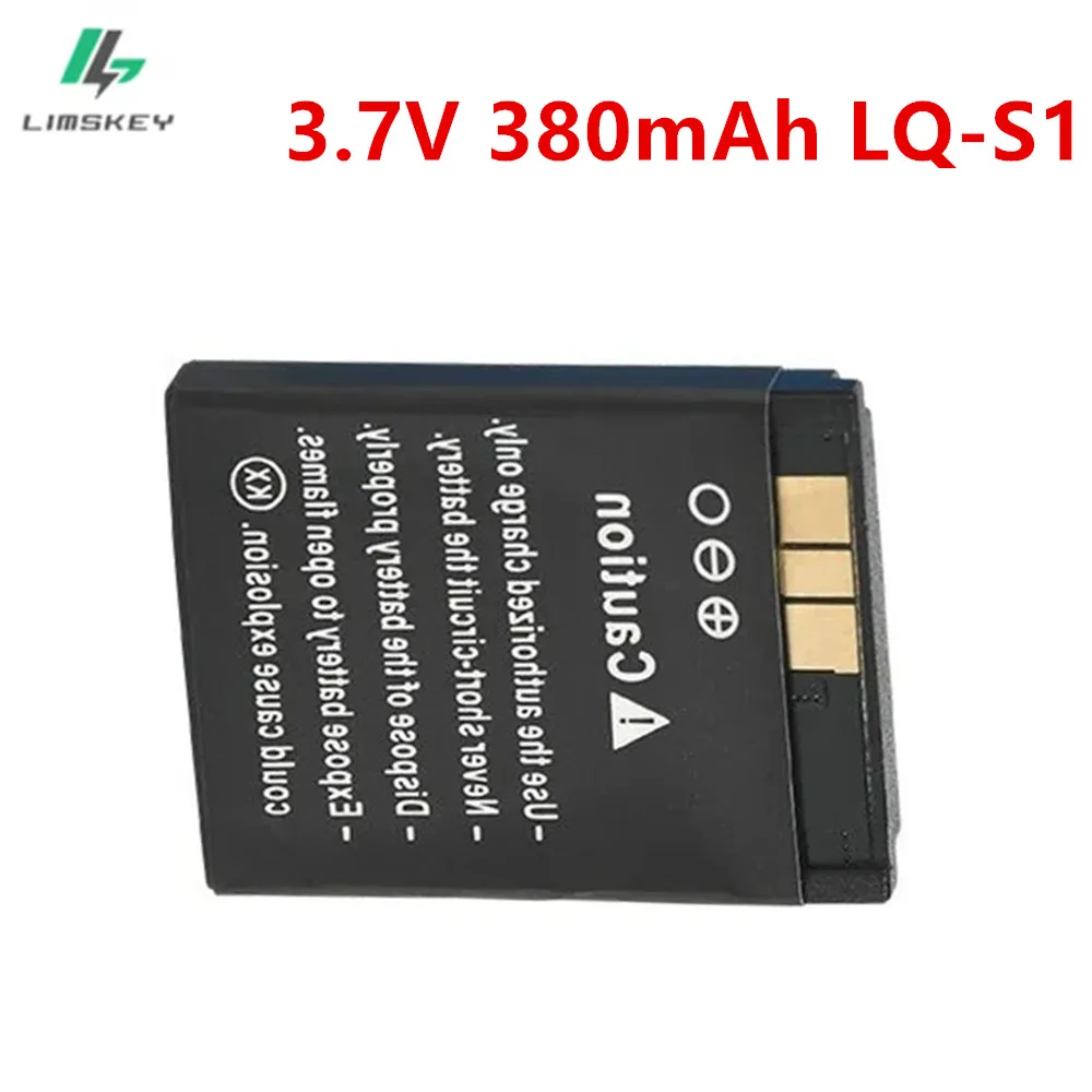 LQS1 3.7V 380mAh Smart Watch Battery For DZ09 DJ-09 V8 X6 AB-S1 SCX-M9 FYM-M9 GJD HKS-S1 LQ-S1 bateria