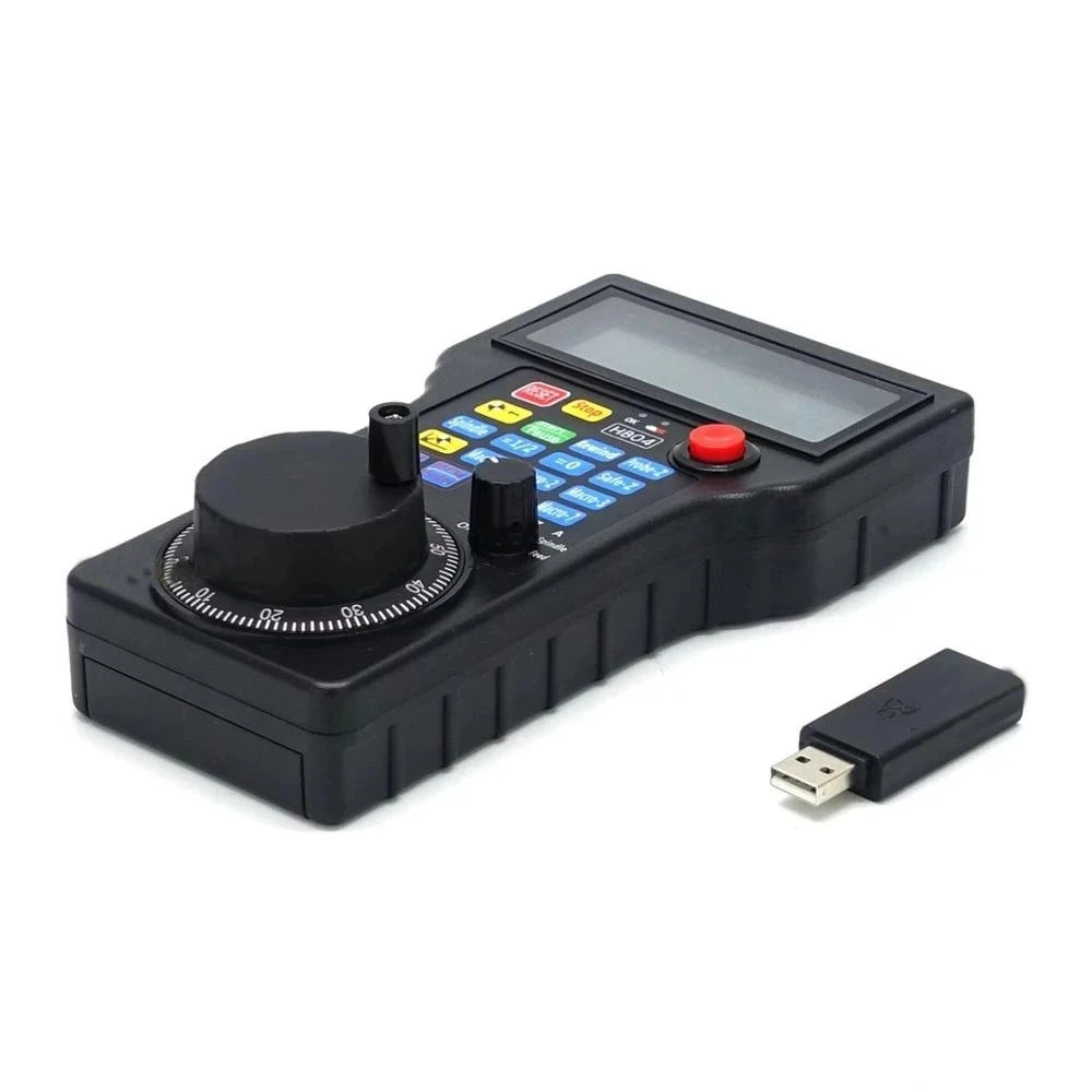 HB04 CNC Mach3 4 Axis MPG Wireless Handwheel Mach3 Pendant Pulse 50PPR Optical Encoder Generator For CNC Router