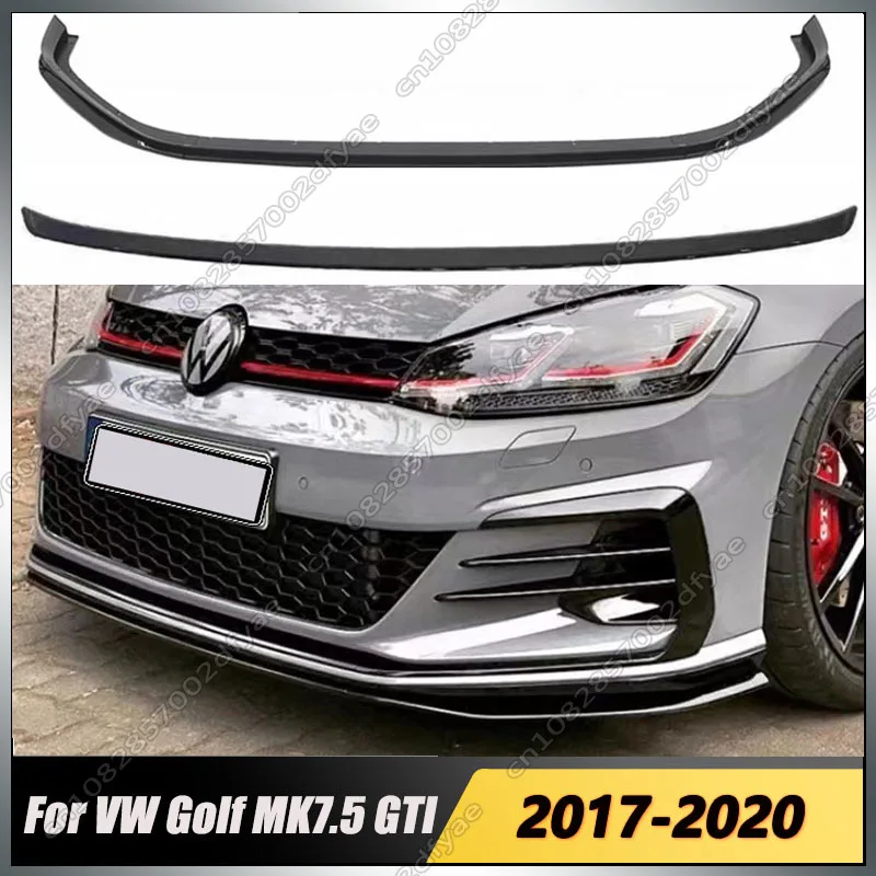 

For VW Volkswagen Golf MK 7 7.5 R/R-Line/GTI 2013-2017 2018 2019 2020 TCR Front Bumper Splitter Lip Rear Spoiler Body Kit