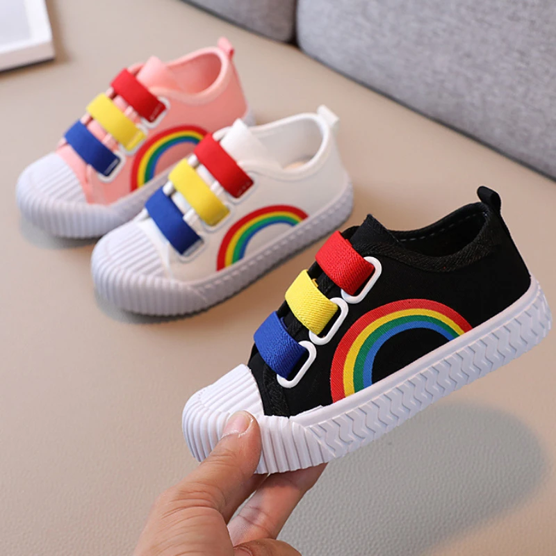 2024 Summer Canvas Sneakers Baby Boys Girls Shoes First Walkers Infant Toddler Anti-Slip Soft Sole Classical Newborn Baby Shoes