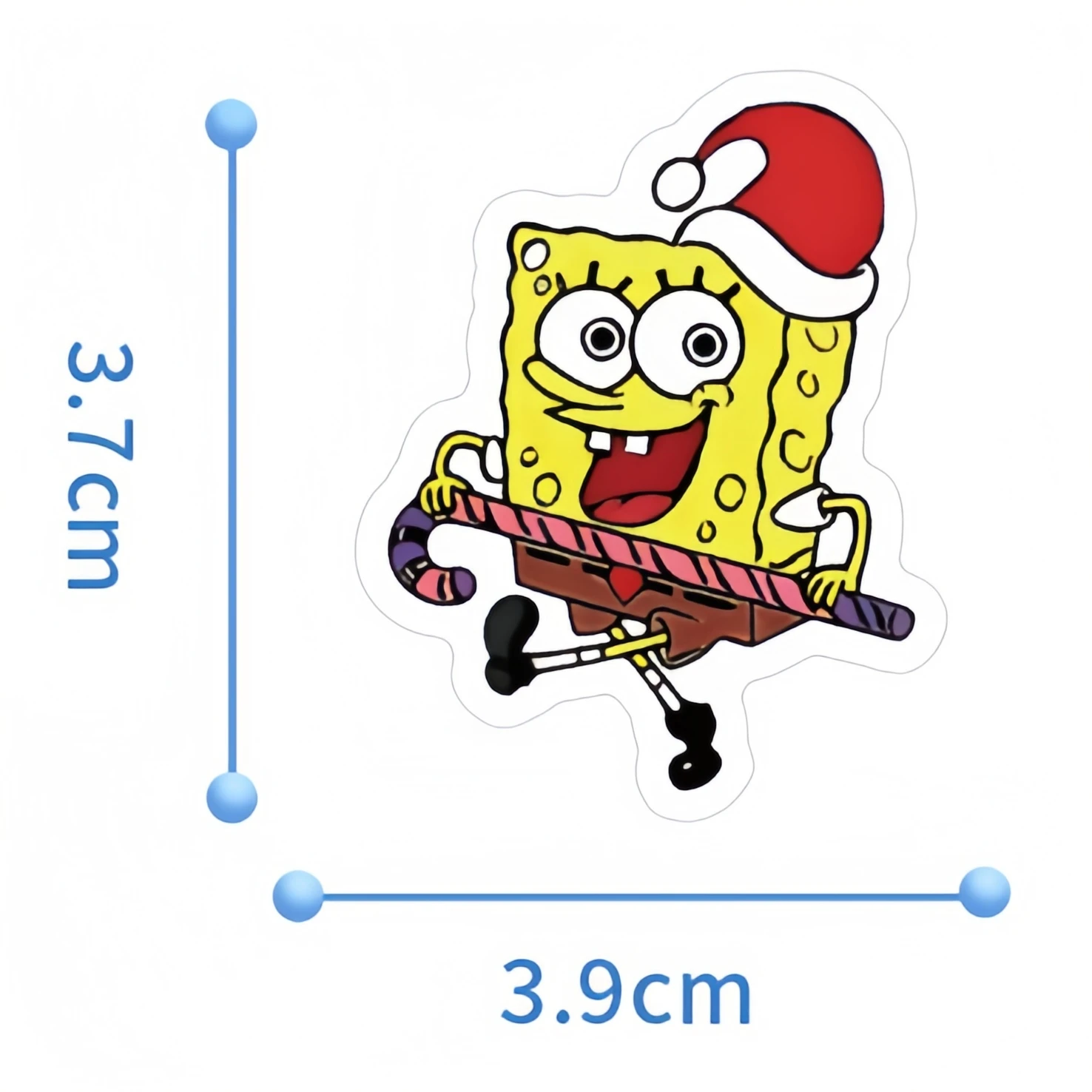 100Pcs SpongeBob Cartoon Stickers Patrick Star Squidward DIY Decor Stickers for Notebook Stationery Journal