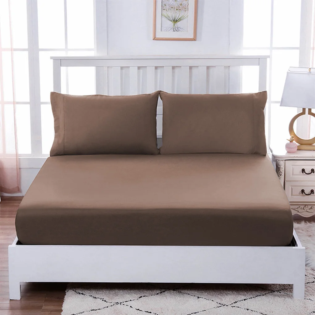 

Простыня, наволочка, наматрасник, комплект постельного белья из полиэстера для дома, отеля, двойной комплект, 3 шт./компл.