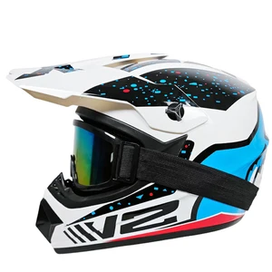 Capacete de motocicleta para crianças jovens, capacete de bicicleta suja, capacetes infantis Karting, Motocross Casco, proteção de segurança off-road, DOT 12 principais vendas capacete fly motocross - №12