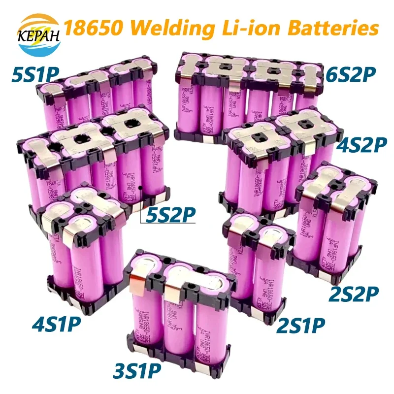 2024 New 18650 20A 35E 3.5Ah 7Ah 2S 3S 4S 5S 6S/1P 2P 7.4V 12.6V 14.8V 18V25.2V Used for screwdriver battery welding batterypack