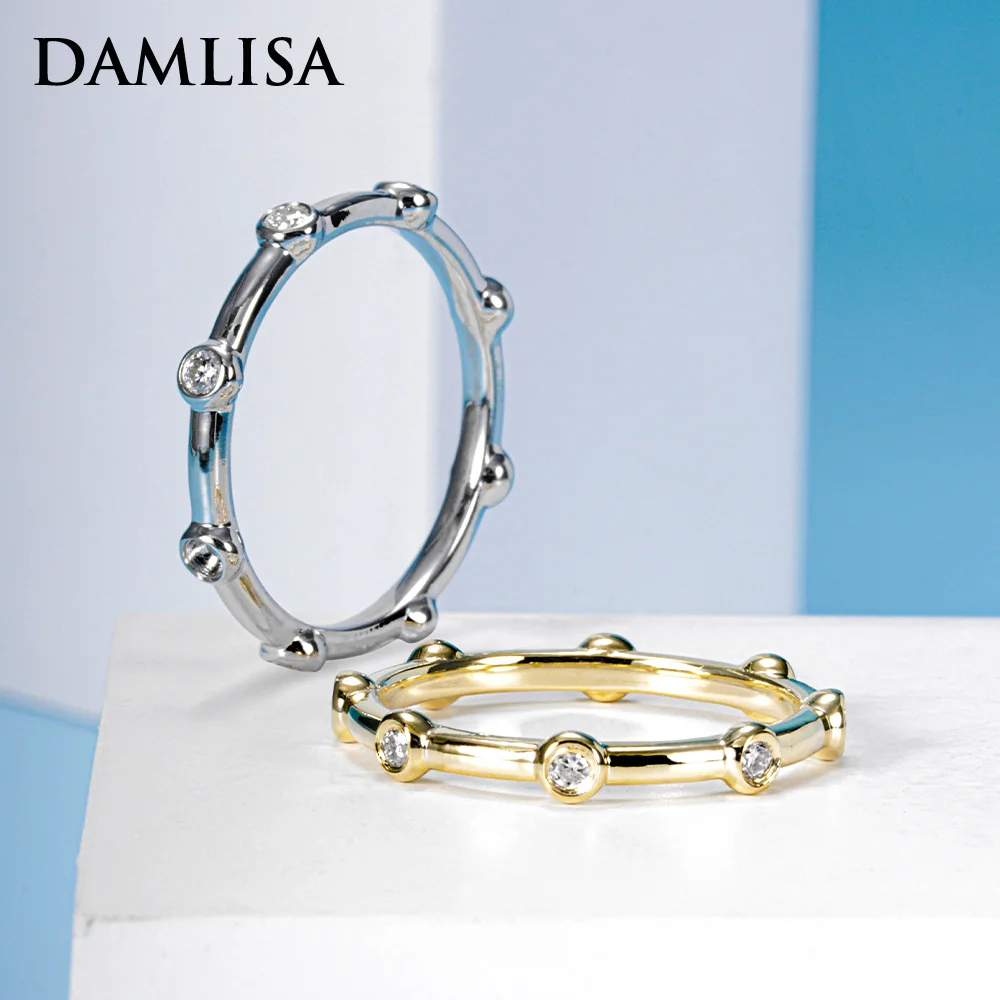 

Женское Обручальное кольцо из серебра 925 пробы, с муассанитом