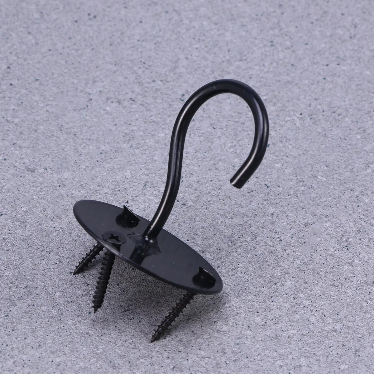 Strong Rare Iron Overhead Hooks Small Elephant Trunk Shaped Hooks for Workshop Garage Office Home Cabinet Floor Porch Lantern