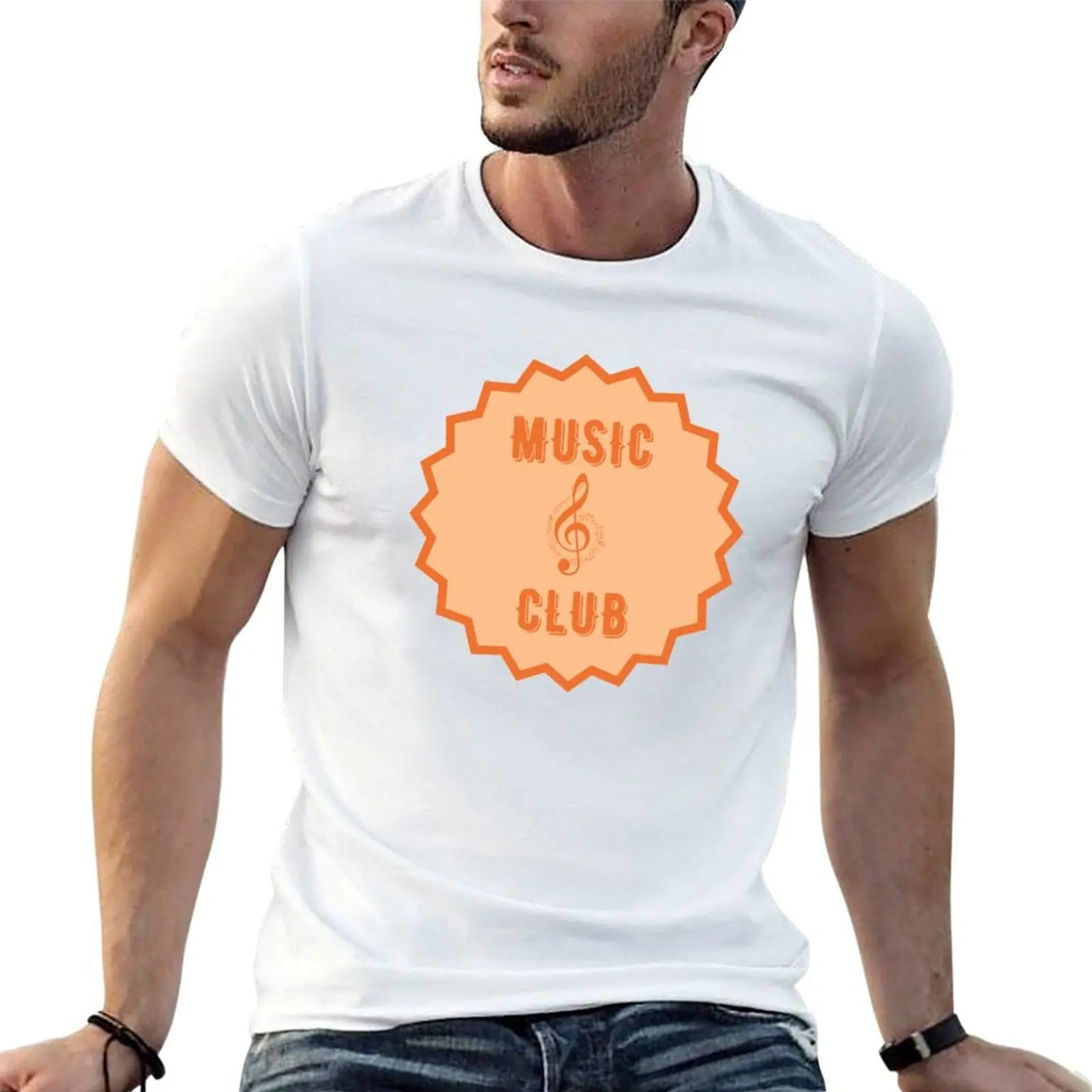 Music Club No.2 T-Shirt t shirt man cotton cotton t shirt pack man t shirts graphic T-shirt