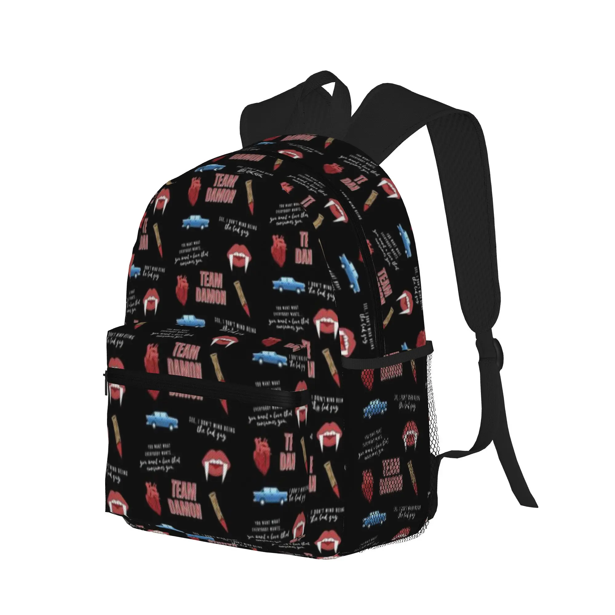 Team Damon Vampire Pack  Casual Backpack for Students and Adults Bags