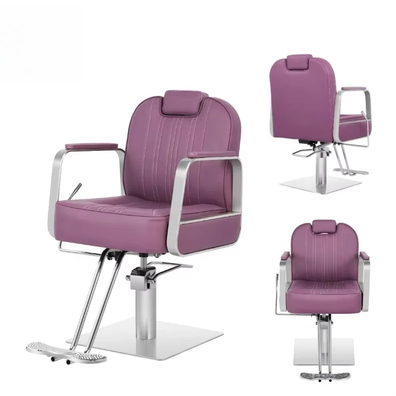 

Парикмахерские кресла для парикмахерской, черное кресло для салона для парикмахера, сверхмощный гидравлический насос, спа-оборудование для красоты