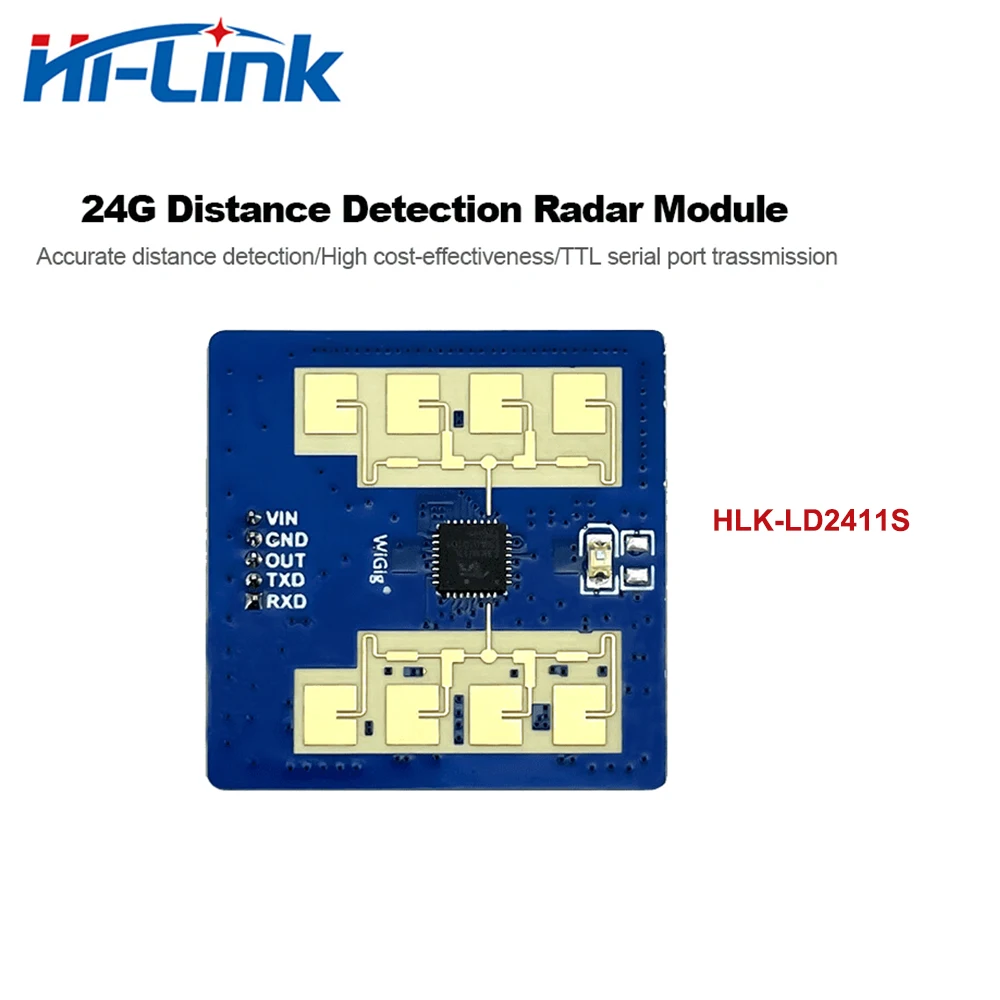 Kit de módulo de sensor de radar de rango mmWave HLK-LD2411-S original