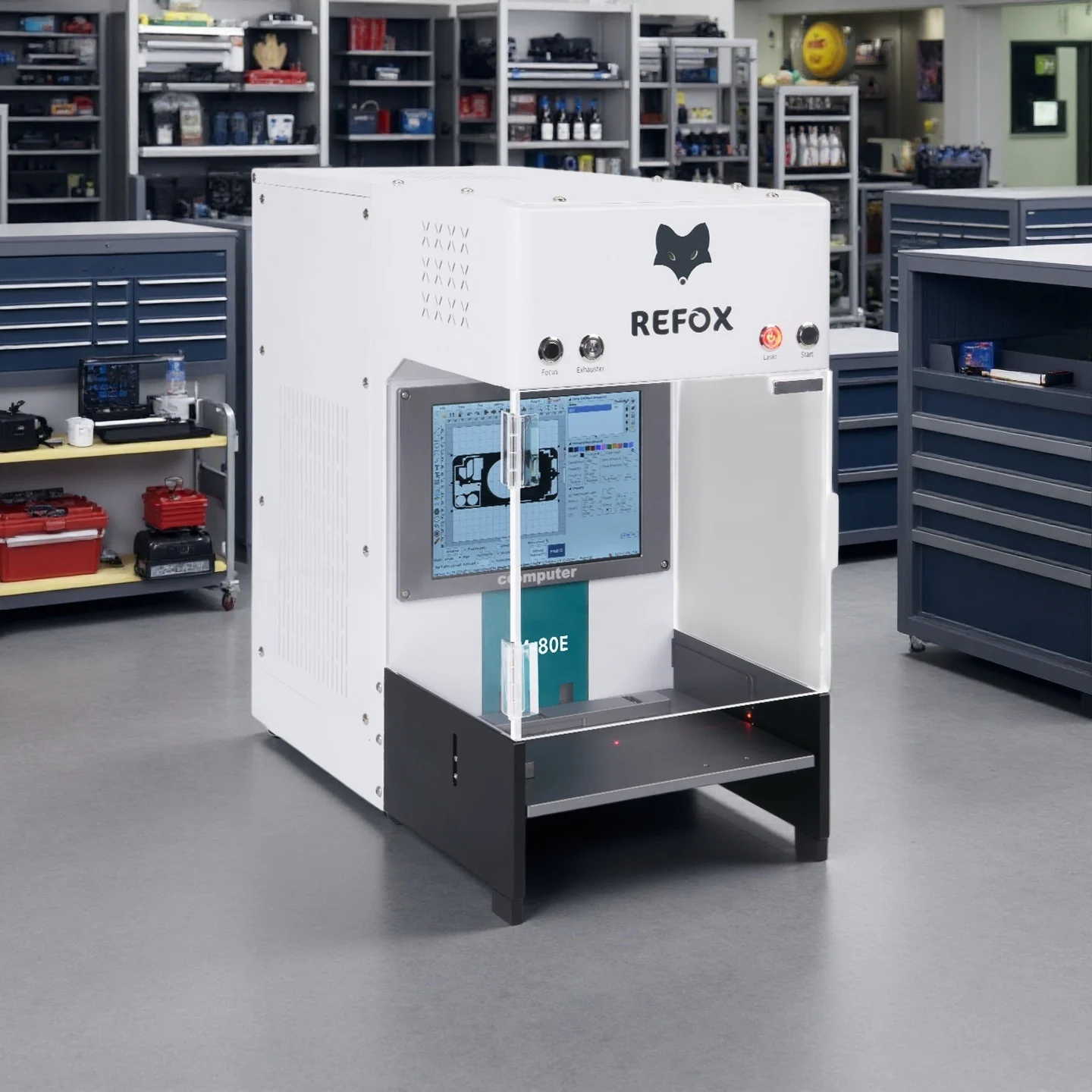 LM-80 Automatic Screen Separating Marking Machine Embedded System One-key Operation Phone Back Cover Disassembly Engraving