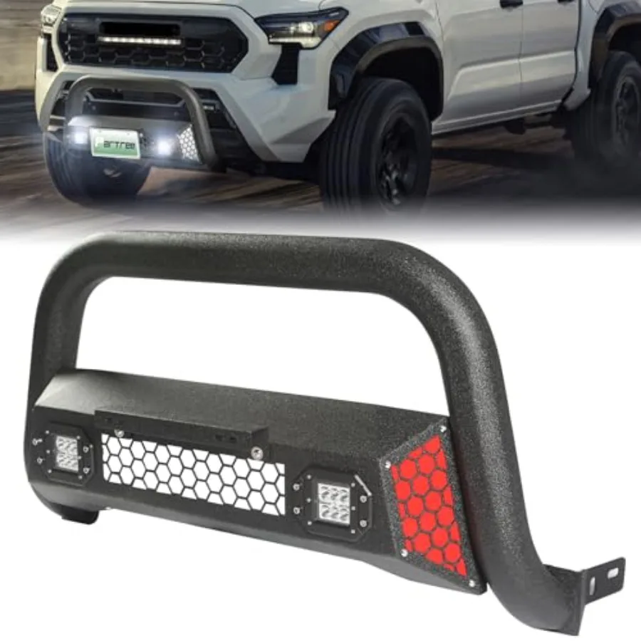Paintable Bull Bar for 2024 2026 Tacoma with LED Lights