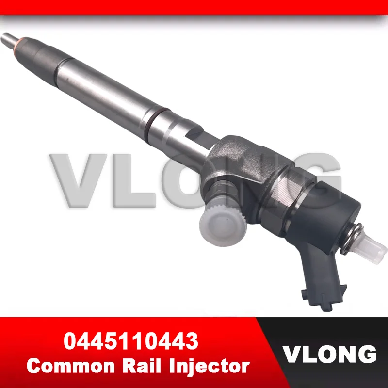Genuine New Common Rail Diesel Fuel Injector Assy 0445110443 0445110442 for GREAT WALL HAVAL H3 H5 H6 WINGLE 5 6 GWM STEED V200