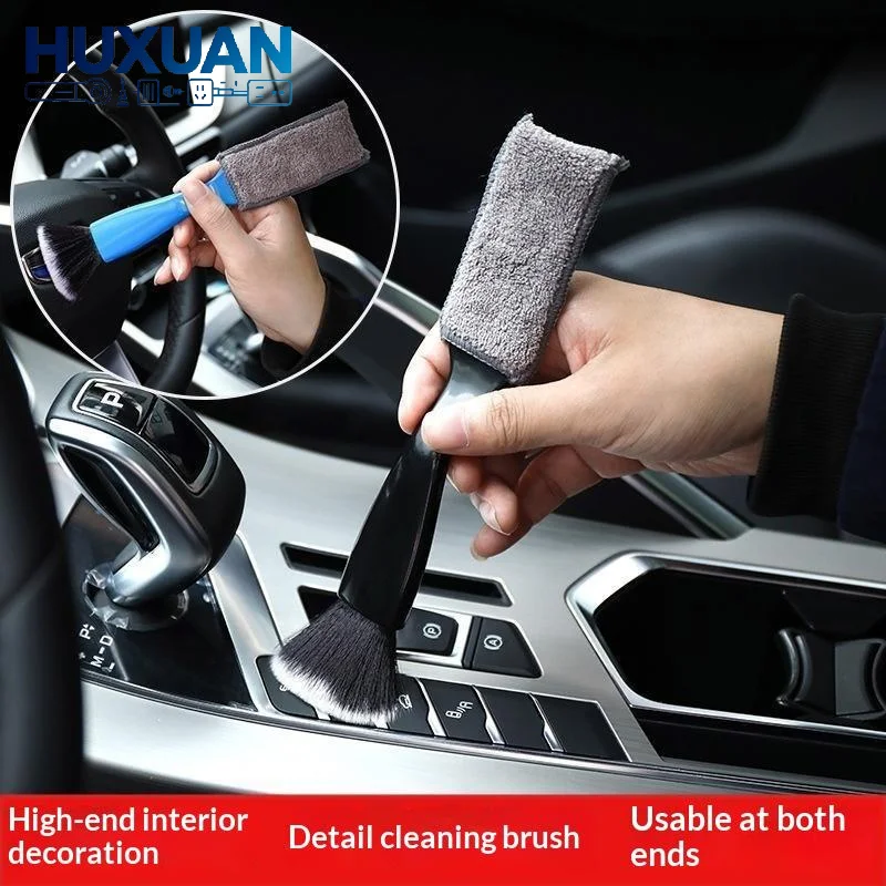 Double Head Guitar Fingerboard Cleaning Brush 1PC Practical Gift for Guitar Players Music Lovers Instrument Maintenance
