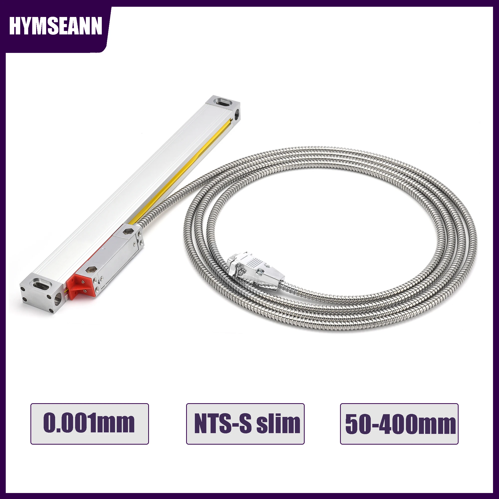 

Lathe Grinder NTS-S 1μm 50 100 150 200 250 300 350 400mm Small Optical Encoder 0.001mm TTL 5V Slim Linear Scale Grating Ruler