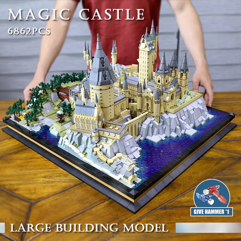 Schimmel König 22004 Film Spielzeug der magische Film Schloss Modell Montage Kits Bausteine Ziegel pädagogische Kinder Weihnachts geschenke