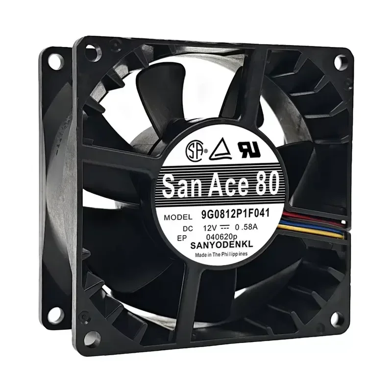 for Sanyo 8038 12V 0.58A 8cm Cooling Fan Original Imported from Japan Low Price